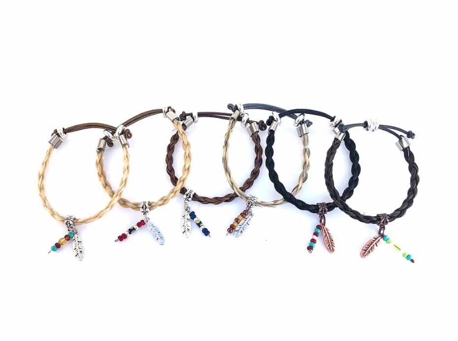 Phoenix Adjustable Horse Hair Bracelet