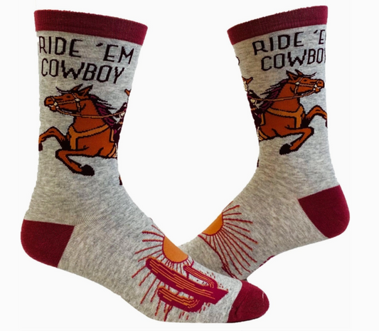 Ride Em Cowboy Socks