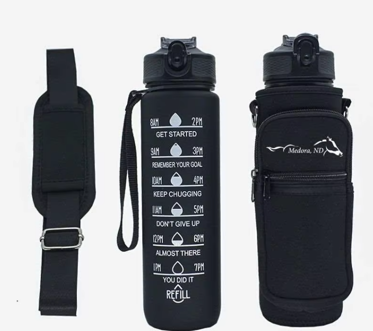 Chasing Horses Water bottle with carrier
