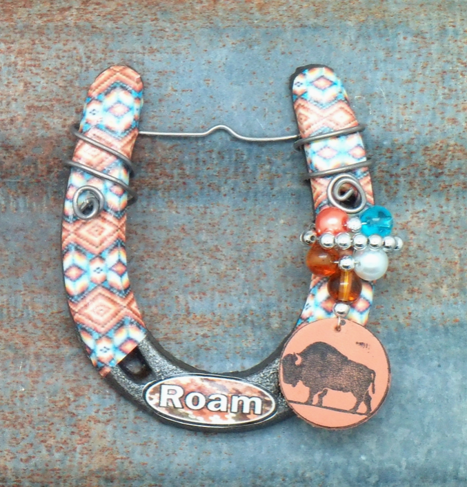 Little Lucky Western Horseshoe- Buffalo Roam