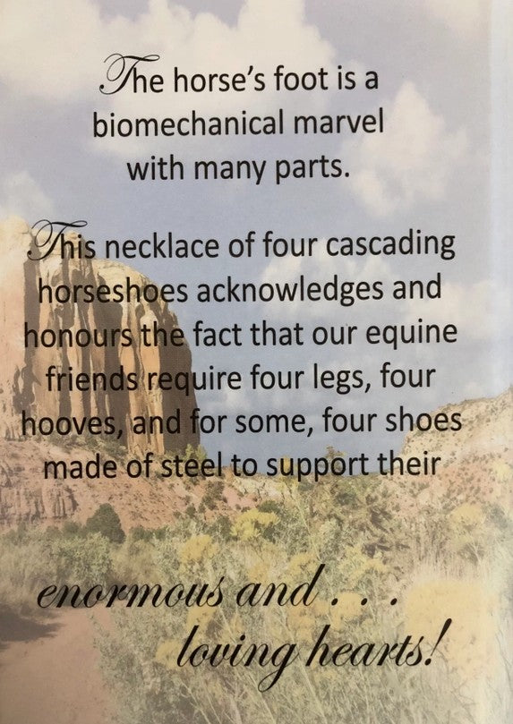 Horseshoes Cascading Necklace