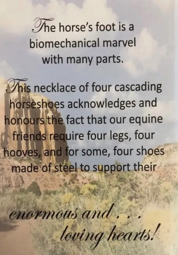 Four Horseshoe Necklace