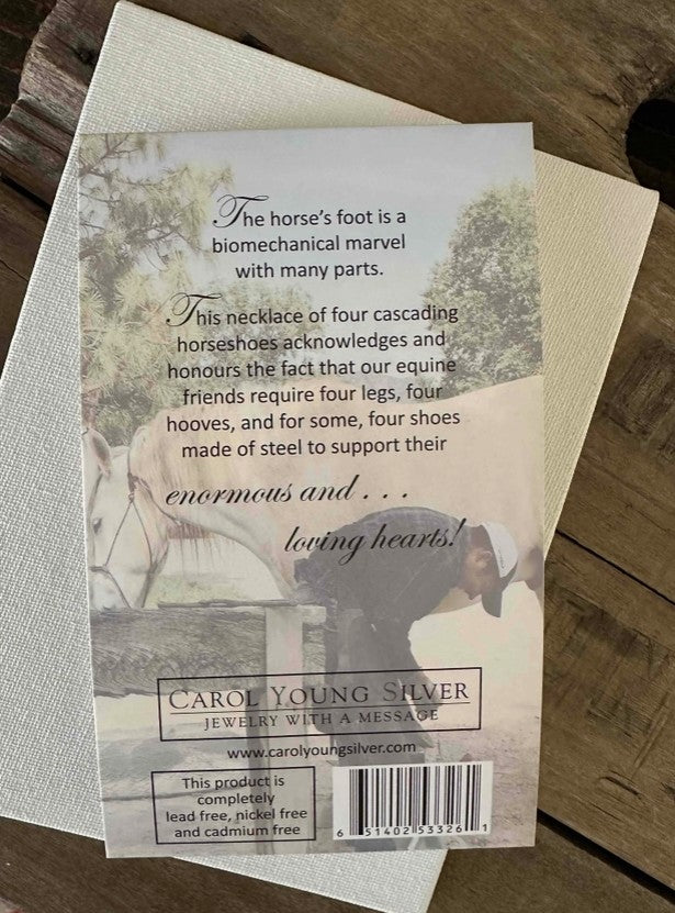 Four Horseshoe Petite Necklace