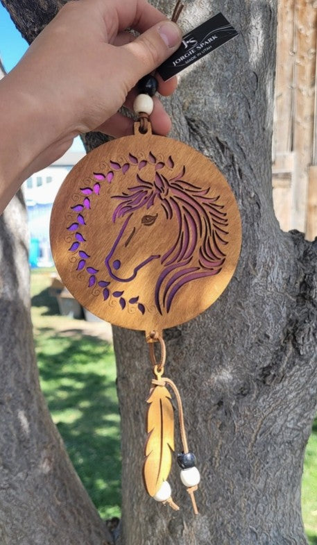 Horse Face Suncatcher w/ Beads