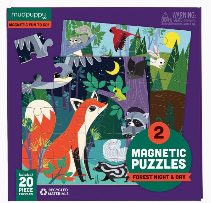Forest Night & Day Magnetic Puzzles