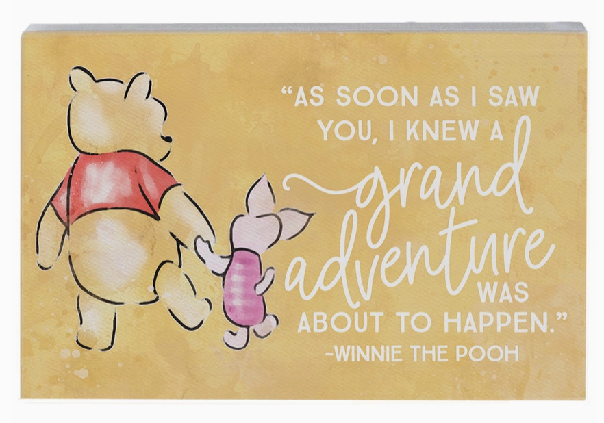 Pooh Piglet Adventure - Small Talk Rectangle