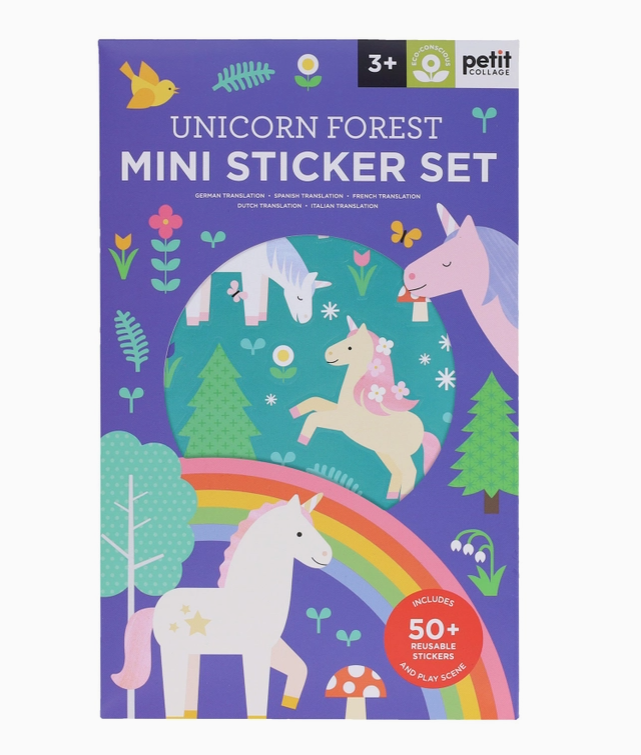 Mini Sticker Set: Unicorn Forest