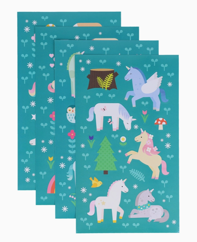 Mini Sticker Set: Unicorn Forest