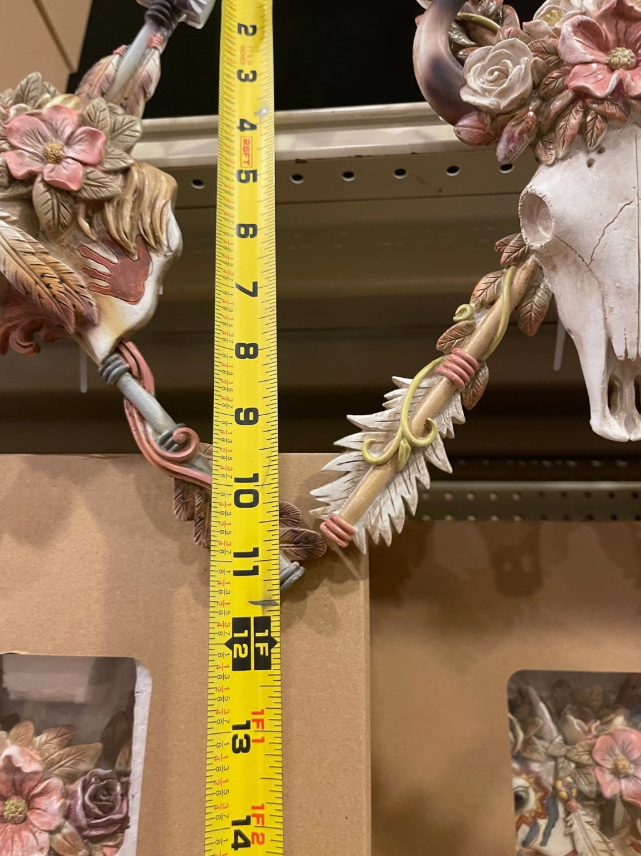 Cowskull & Horse Arrow Wall Decor