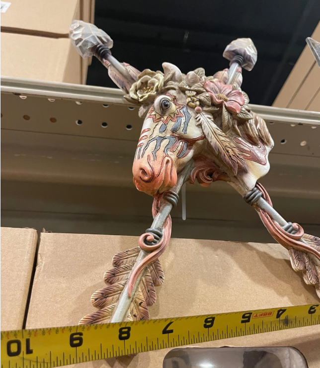 Cowskull & Horse Arrow Wall Decor