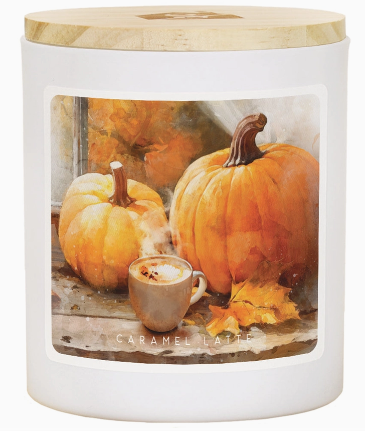 Mug Pumpkins Art - Lat - Candles