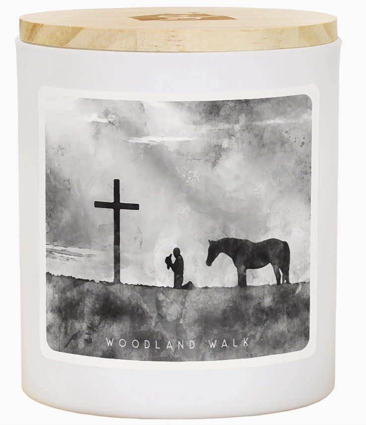 Christian Cowboy Candle