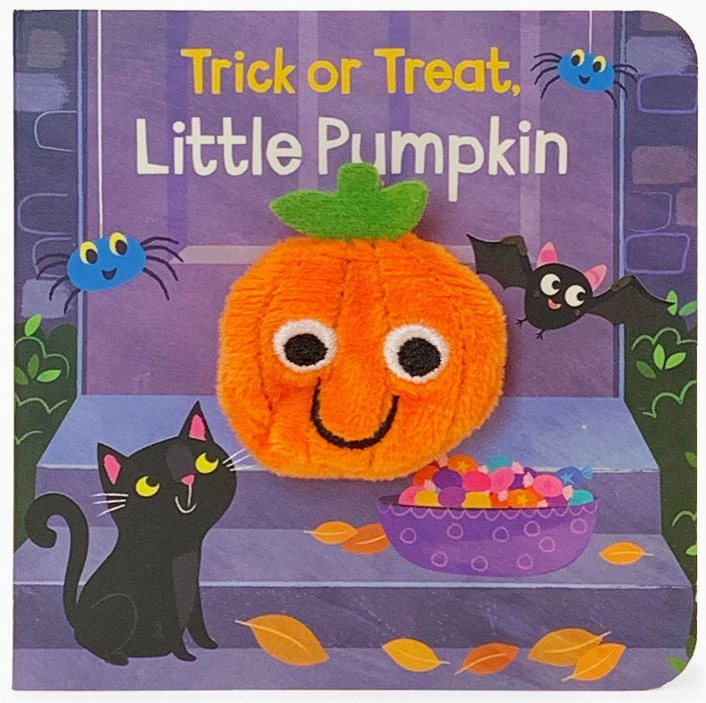 Trick or Treat, Little Pumpkin Halloween Finger Puppet Book