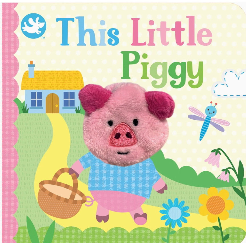 This Little Piggy Nursery Rhyme Finger Puppet Board Book