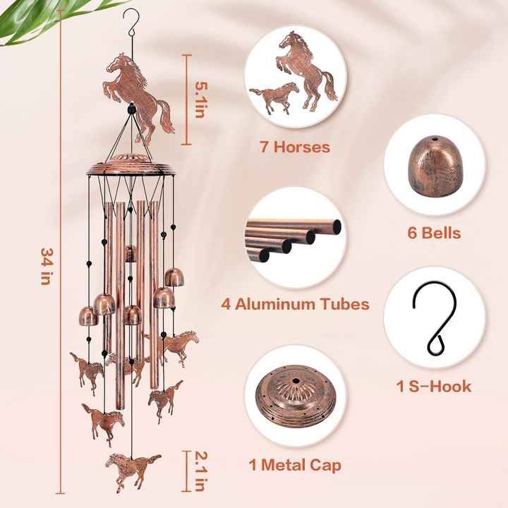 Horse Wind Chime
