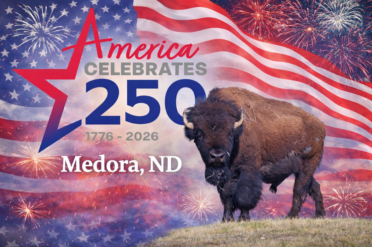 America's 250th 4" magnets