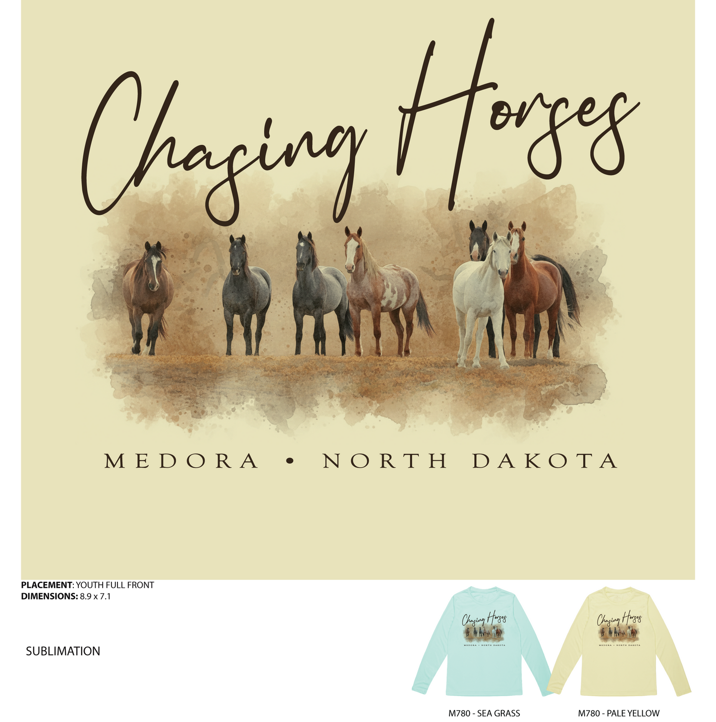 Chasing Horses Long Sleeve Solar Shirt - Kids