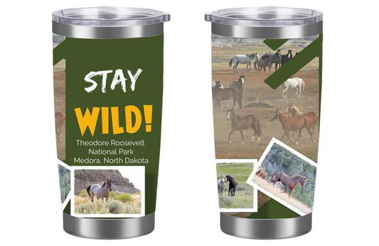 Stay Wild Green Travel Mug