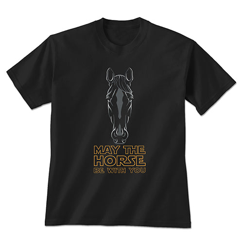 May the Horse Be With You adult t-shirt