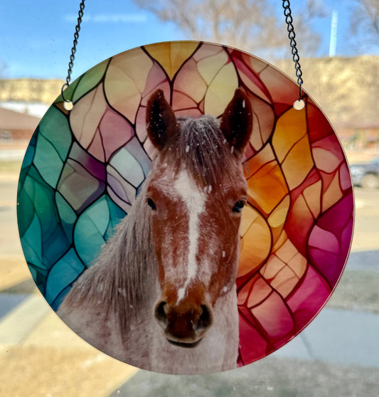 Chasing Horses Sun Catchers