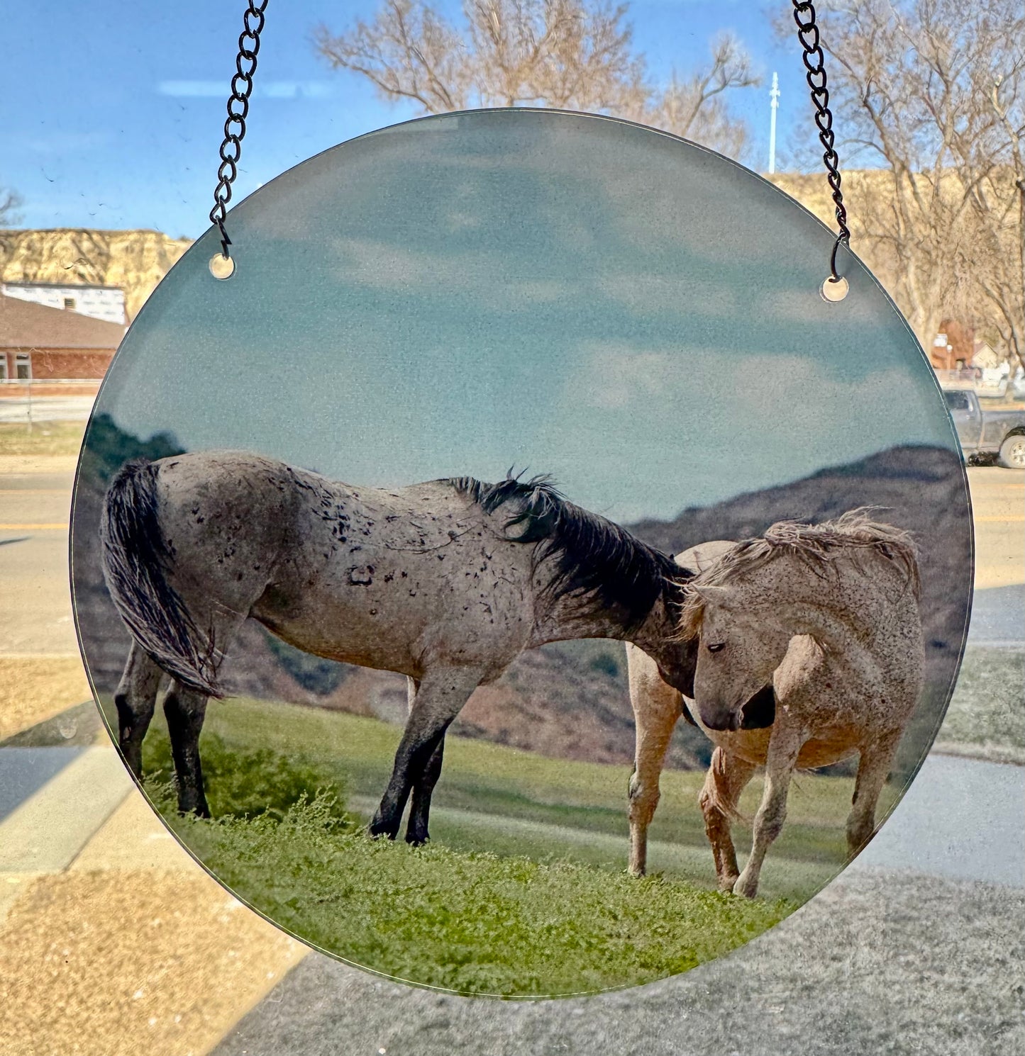 Chasing Horses Sun Catchers