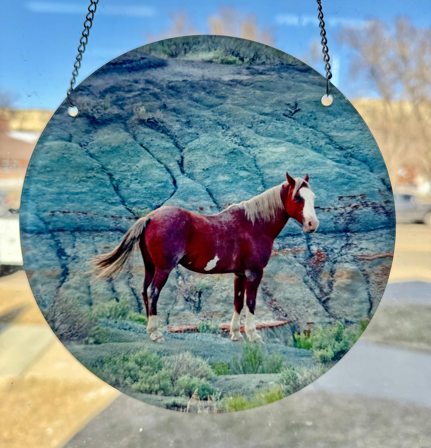 Chasing Horses Sun Catchers