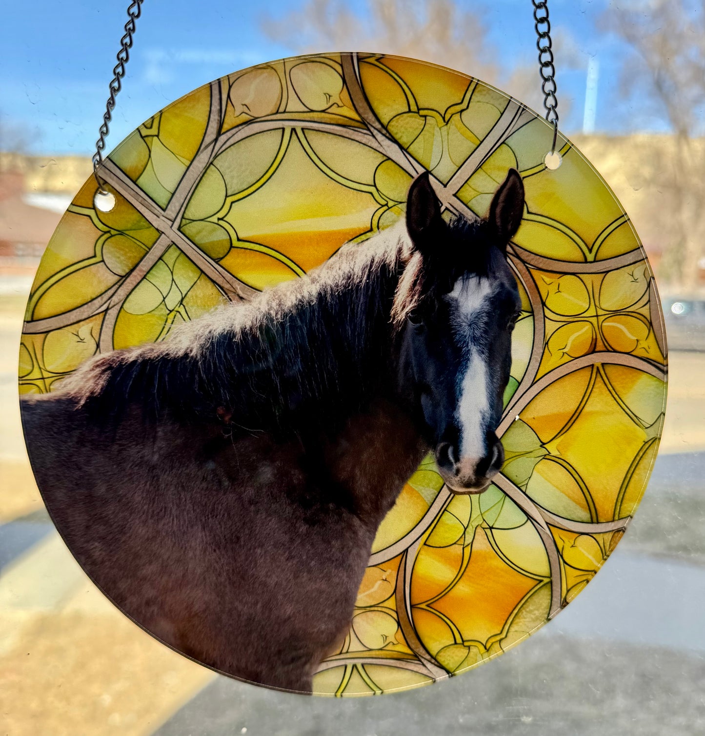 Chasing Horses Sun Catchers