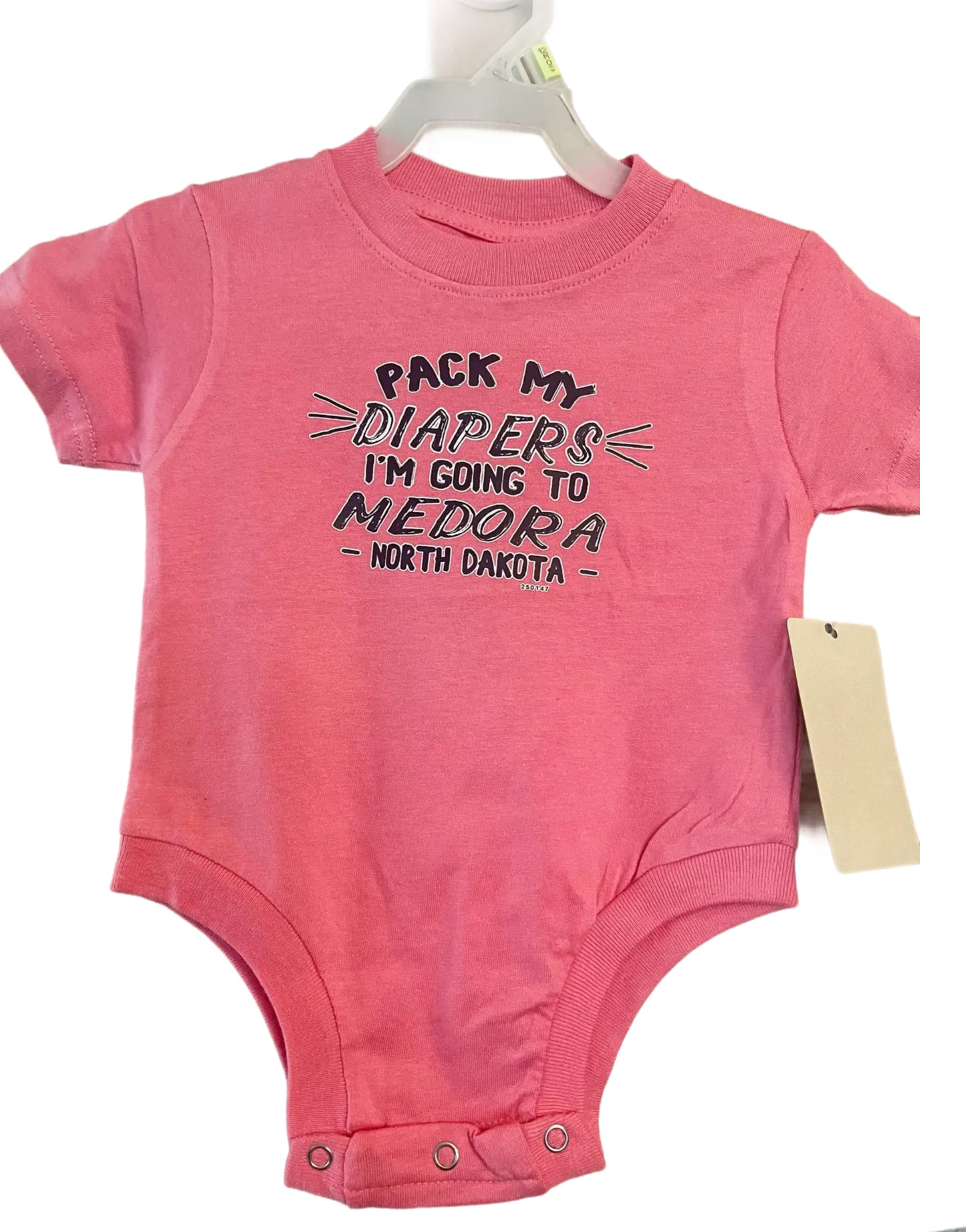 Pack My Diapers Onesie