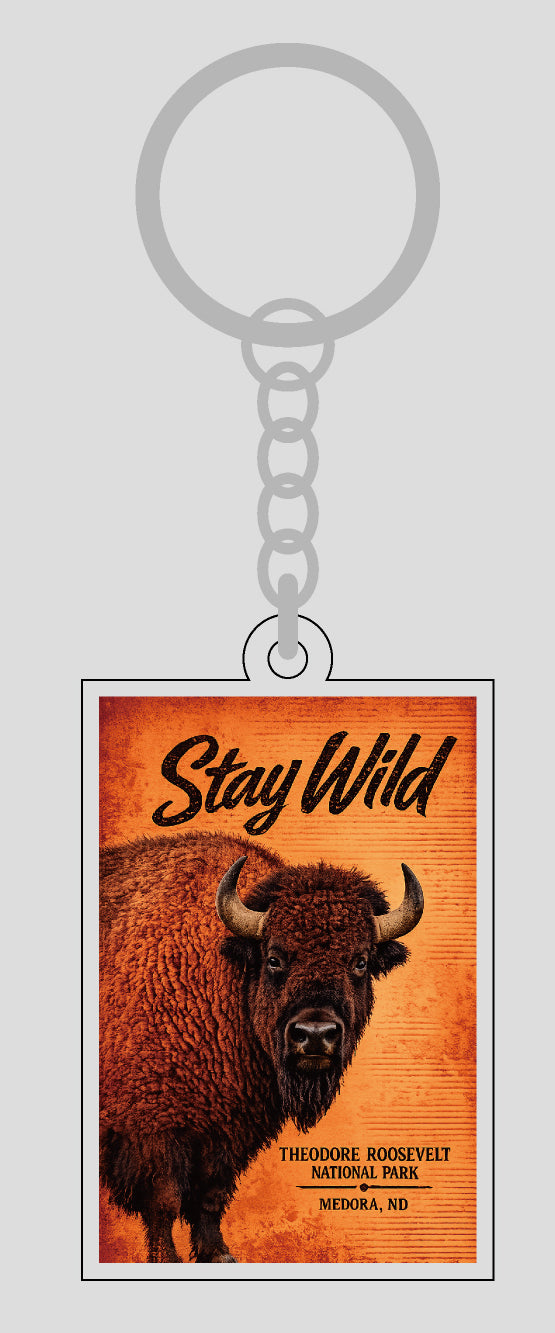 Chasing Horses Key Chain
