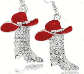 Cowboy Boot/Hat earrings