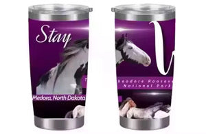 Chasing Horses Stay Wild Travel mug