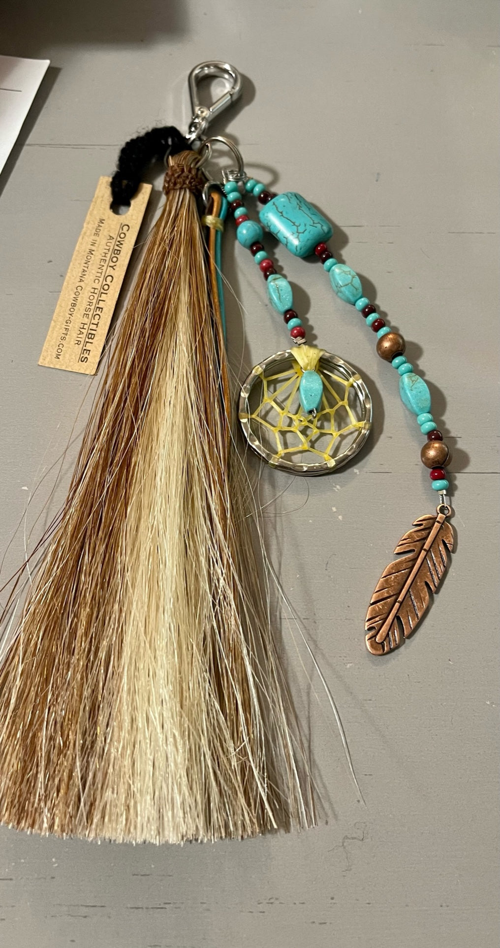 Sacred Hoops Horse Hair Bag Tassel