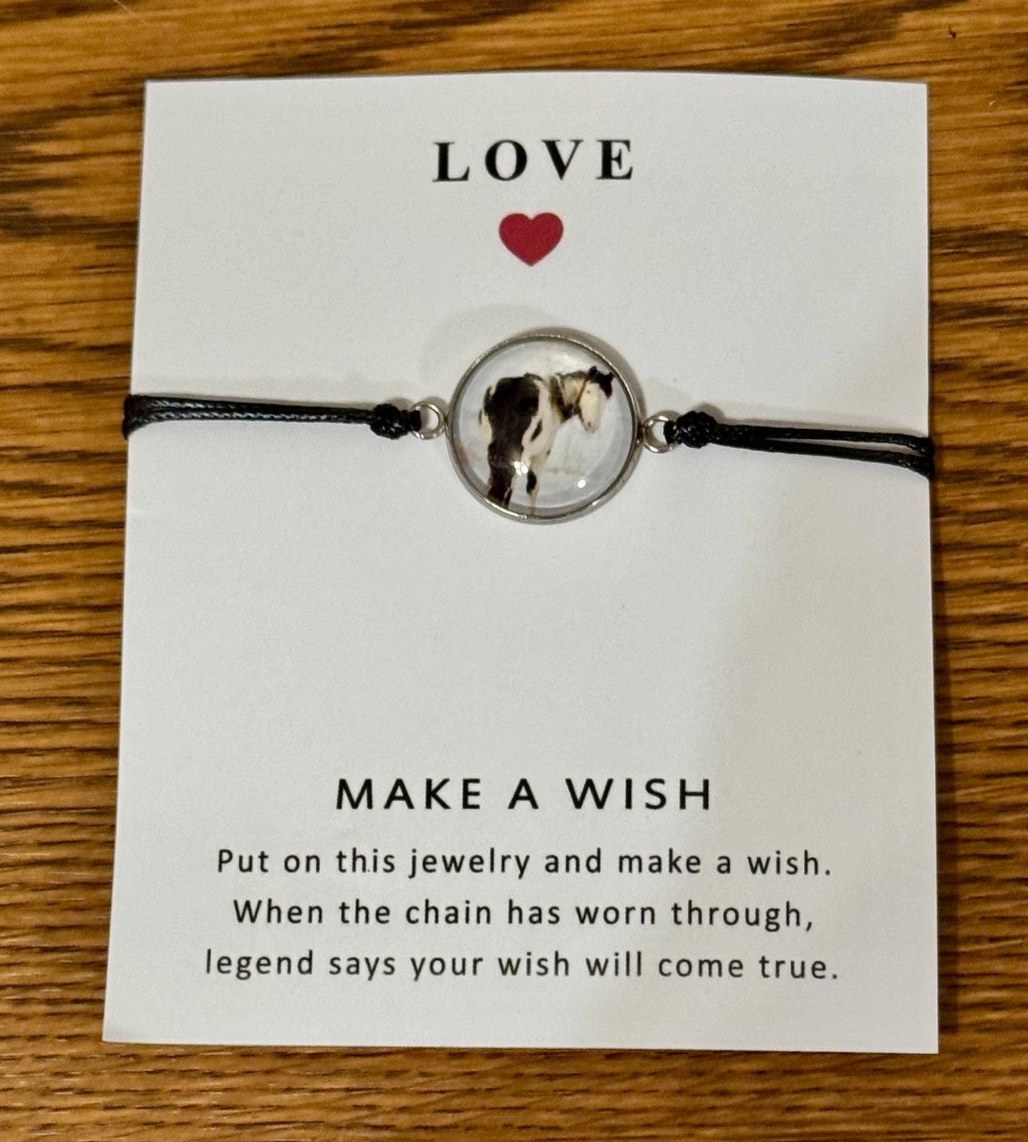 Chasing Horses wish bracelet