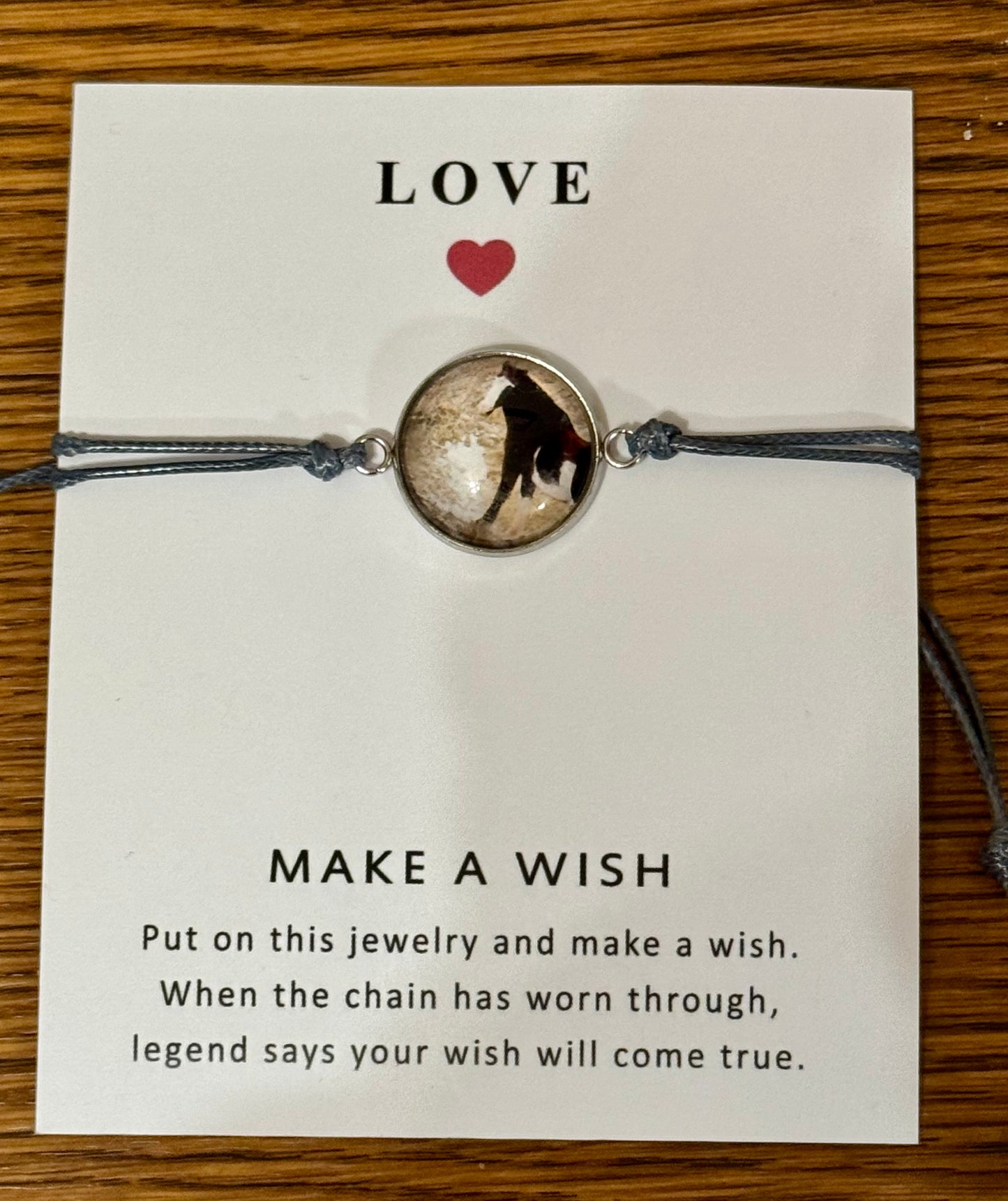 Chasing Horses wish bracelet