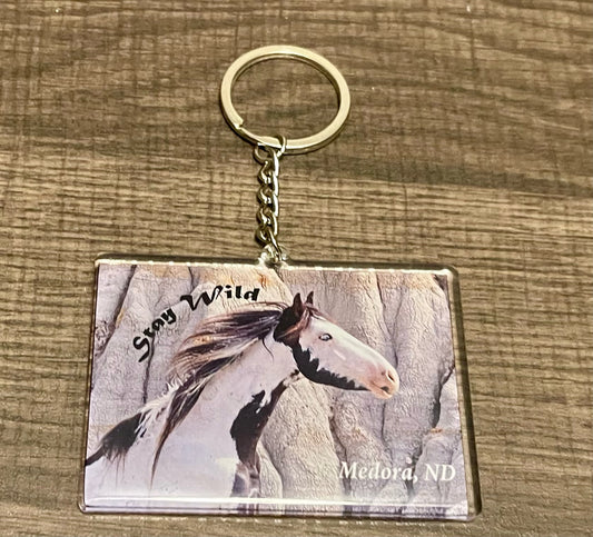 Chasing Horses Acrylic Key chains