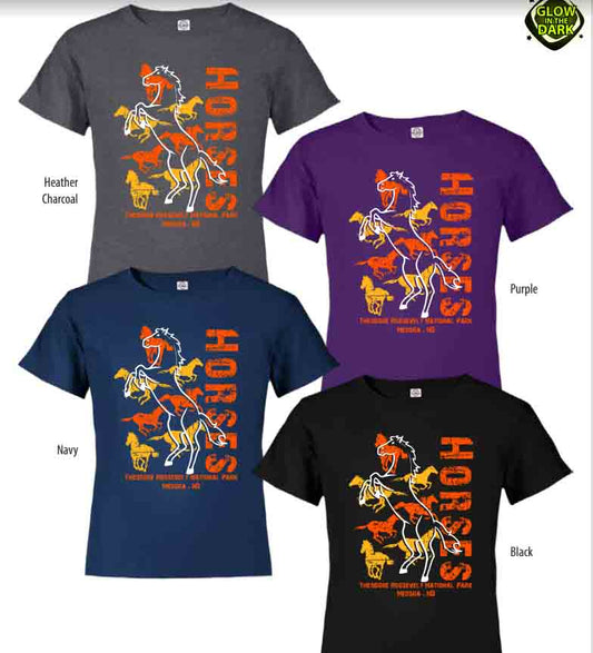 Youth Glow Horse T-shirt