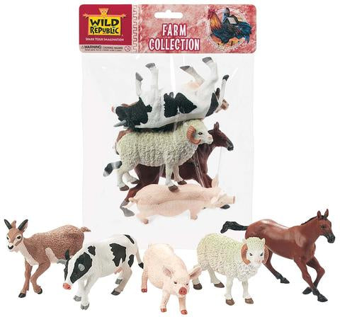 Wild Republic Polybag of Farm Animals