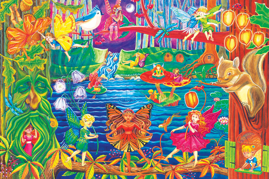 Welcome to the Fairy Forest floor puzzle