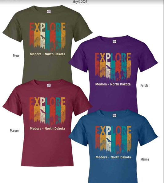 Youth Explore Medora T-shirt