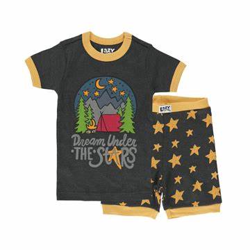 Dream Under The Stars kids short PJ set