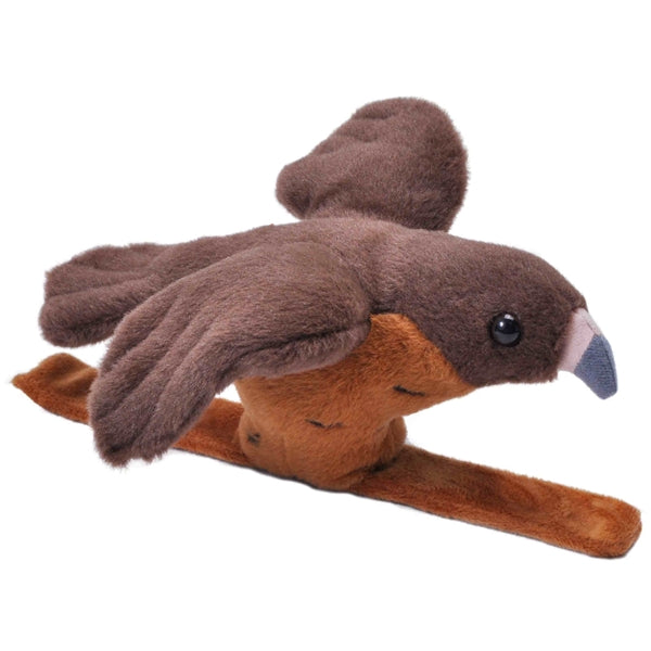 Plush Red Tail Hawk High Flyer Slap Bracelet with Sound by Wild Republic