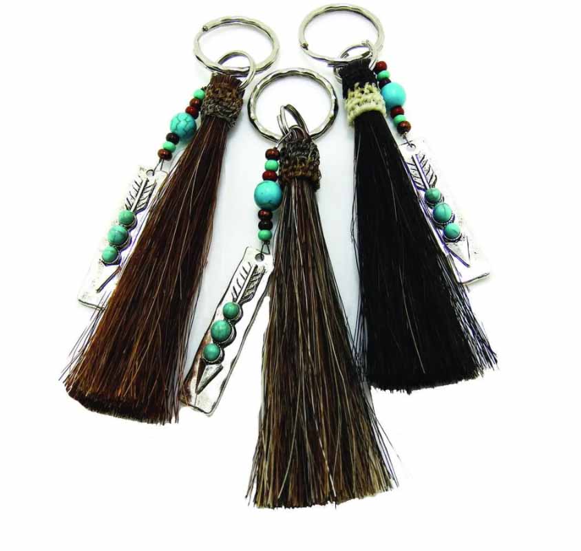 Horse Hair Keychains