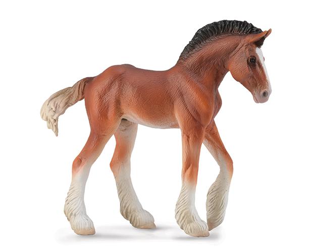 Breyer CollectA BAY CLYDESDALE FOAL