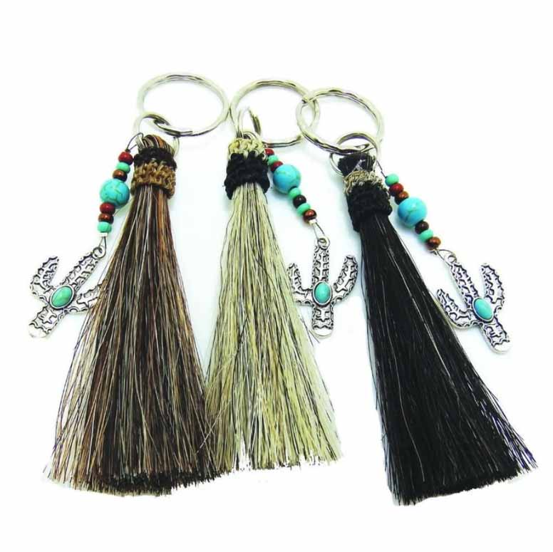 Horse Hair Keychains