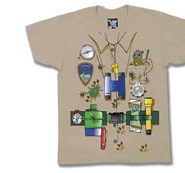 Kids' Medora Khaki Park Ranger Shirt with Toy