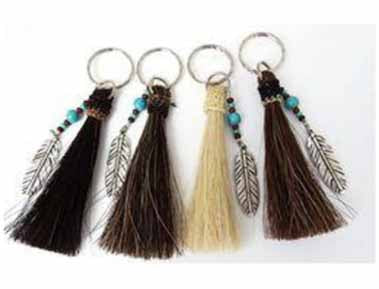 Horse Hair Keychains