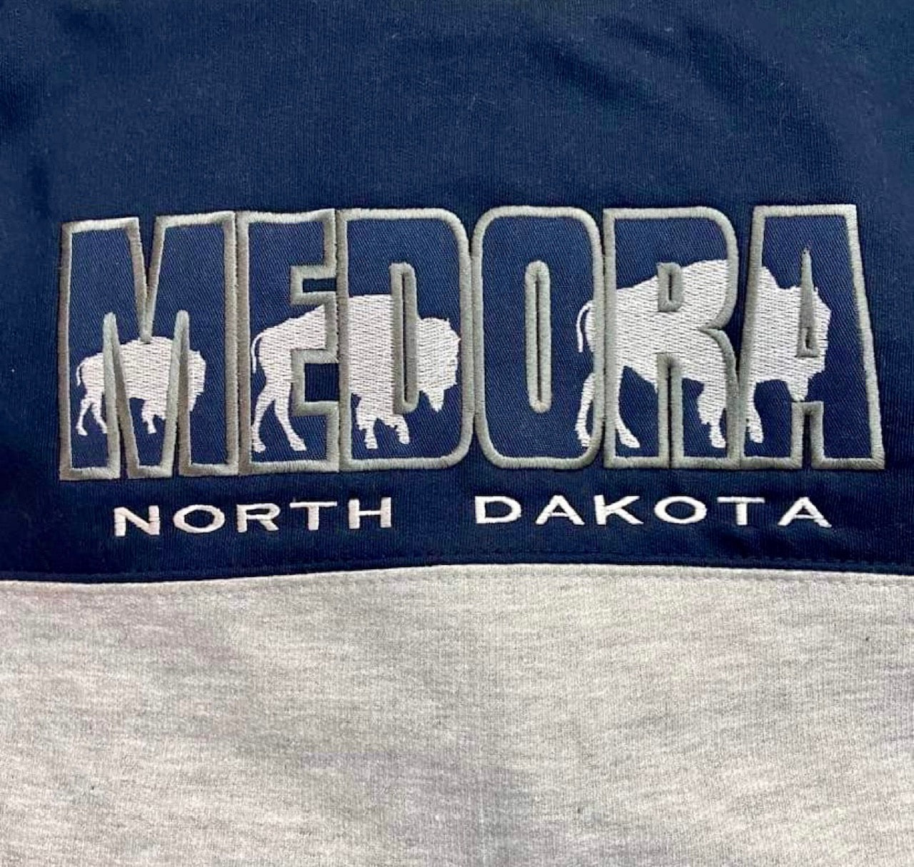 Medora Unisex Pullover Hooded Sweatshirt - Bison