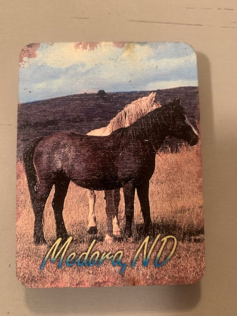 Magnet Chasing Horses 2 x 3 Magnets