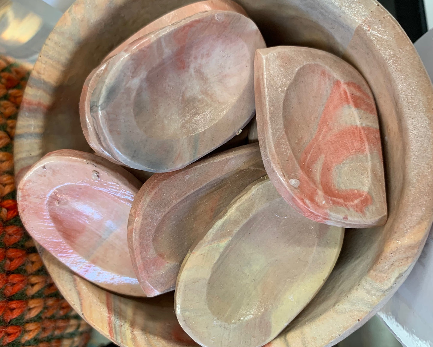 Worry Stones by Kicking Bird Pottery