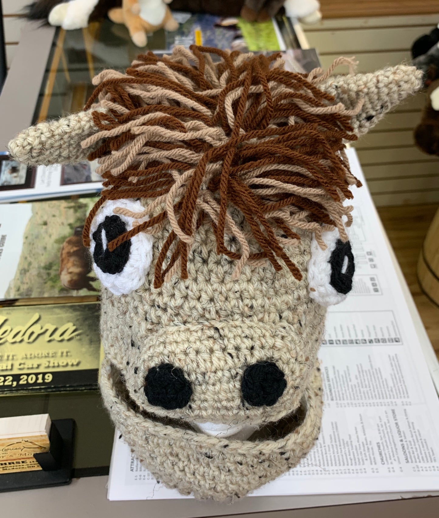 Ski Mask Crocheted Horse Hat